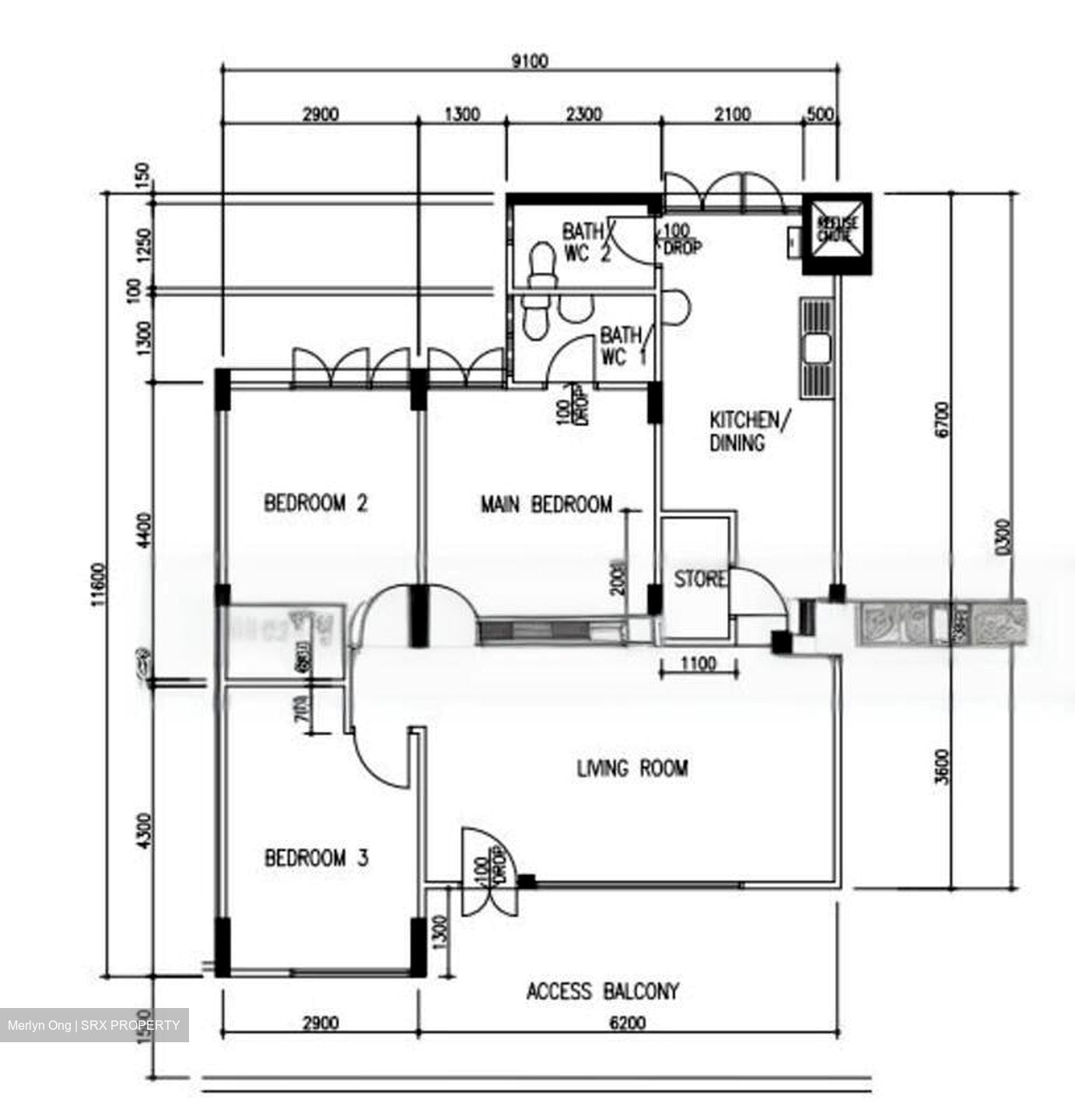 Blk 801 Woodlands Street 81 (Woodlands), HDB 4 Rooms #457861391